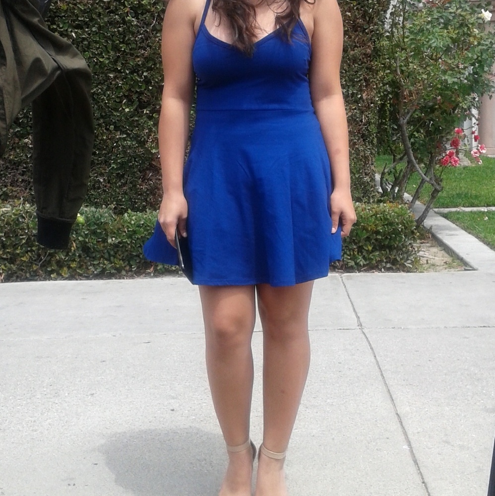 Blue dress